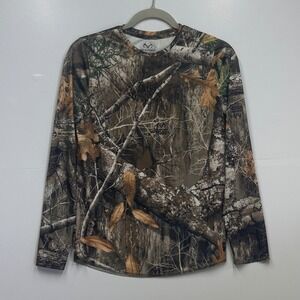 Realtree Edge Camo Long Sleeve Youth XL Hunting Shirt Hiking fishing outdoor